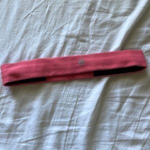Pink lulu lemon headband